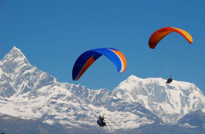 Paragliding in Pokhara Nepal